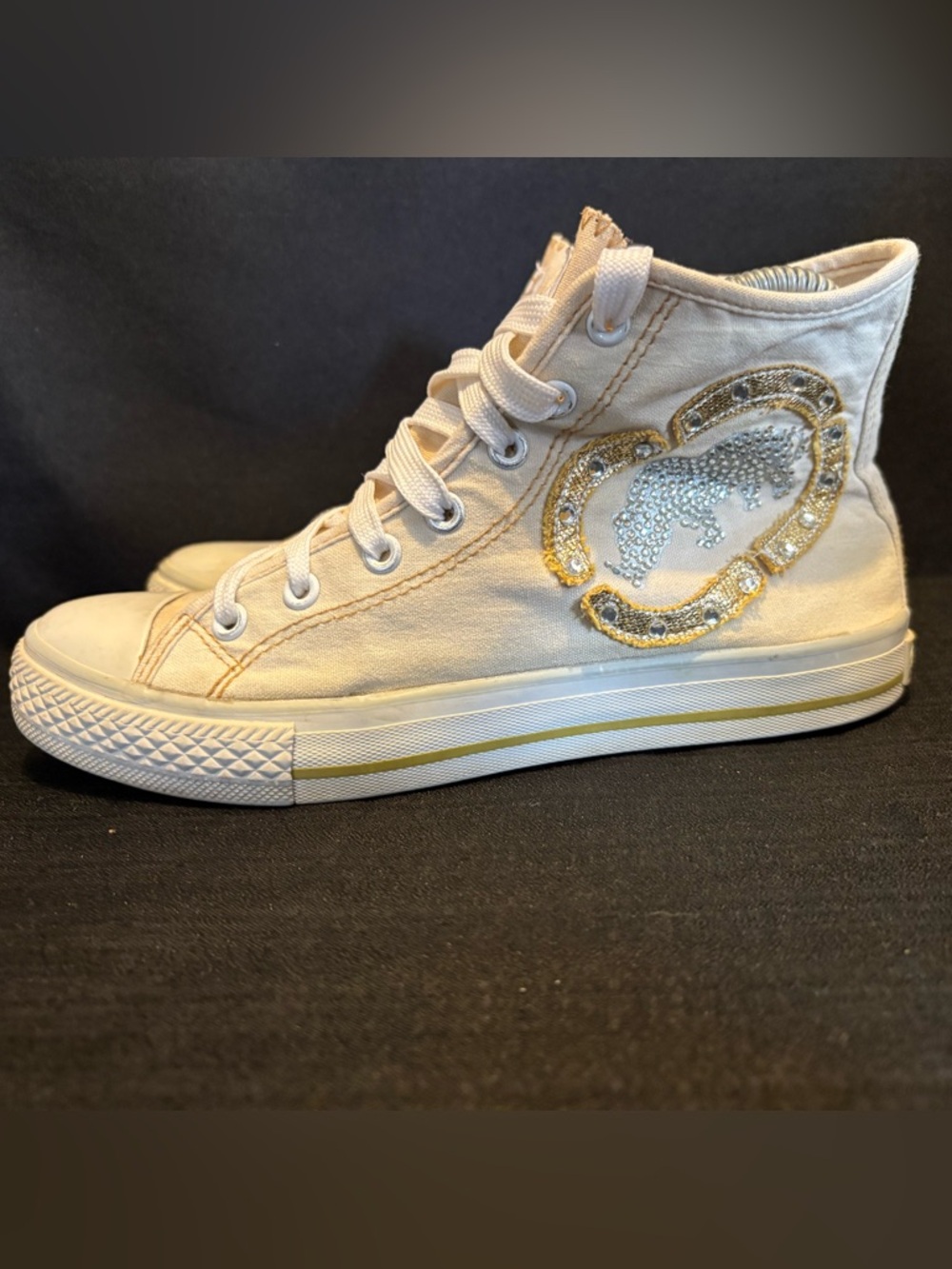 Red by Ecko Unltd. Womens Chalsie-ceejay Hi-canvas Sneakers size 7